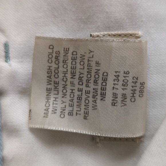 L.L. Bean Twill Trouser Pants 18P Blue - Picture 5 of 15